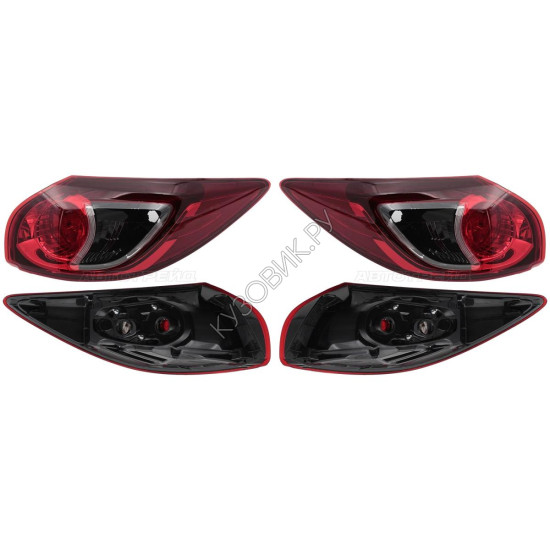 Фонари задние Мазда Сх5 Mazda CX-5 (2012-) комплект 2 штуки левый и правый SAT высокое качество